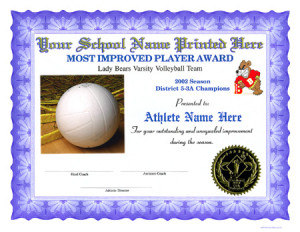 Award Certificate Template