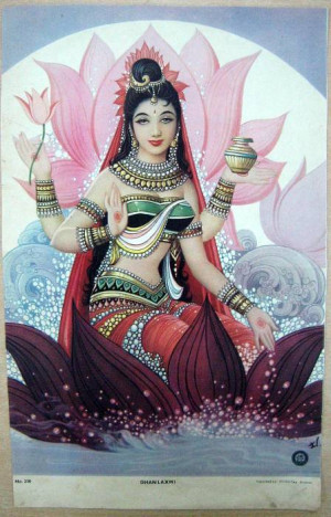 befairbefunky:Lakshmi ~ Hindu goddess of wealth, prosperity (both ...