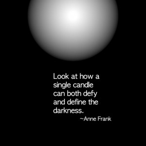 ... defy and define the darkness.