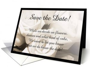 Save the Date Wording