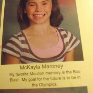 This is so cute! Mission Accomplished! (McKayla Maroney, 5th grade ...