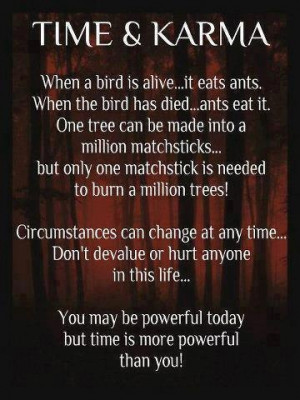circumstances can change!