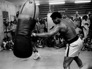 Muhammed Ali Boxer Training For the Fight with Leon Spinks ...