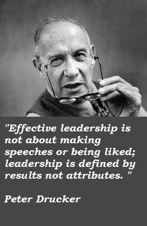 Effective leadership is about results