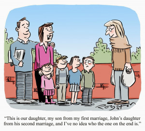 Blended Family Cartoon