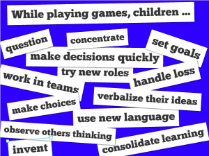 Playing Games with Young Language Learners