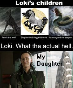 Loki and his children. More