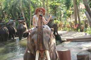 LOL girls haha happy summer sky trees elephant i love you fun water ...