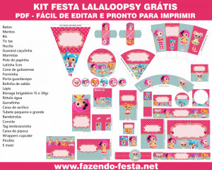 Kit Festa Lalaloopsy Tis Pronto Para Editar Imprimir