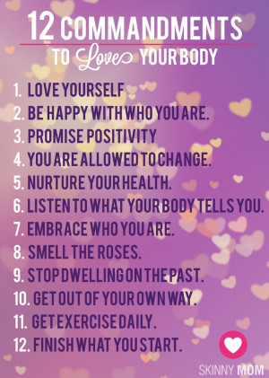 Loving Your Body Quotes...