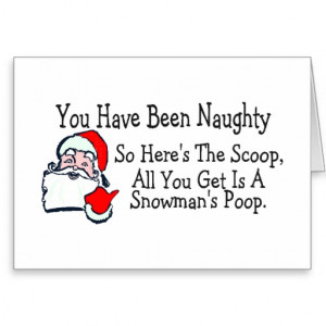 All You Get Is Snowmans Poop Card