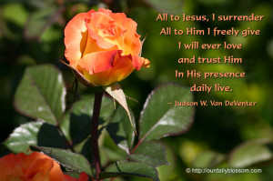 Spiritual Quote – Judson W. Van DeVenter