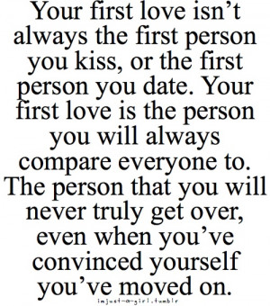 first love quotes