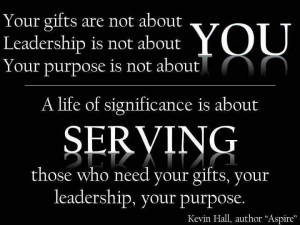 Gifts,leadership and purpose