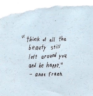 anne frank, beauty, happy, quote, text, words