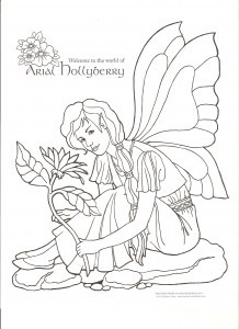 Holly Berry Coloring Page