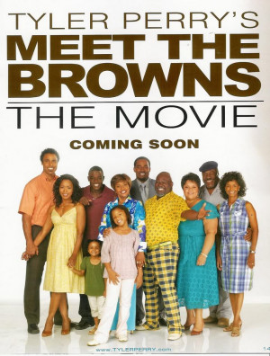 Tyler Perry's Meet the Browns movie poster and screen caps