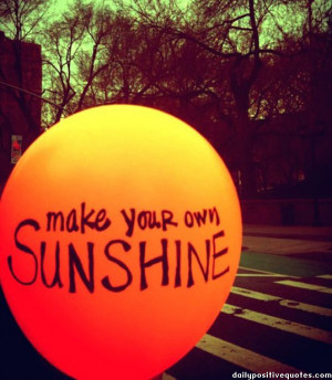 Make your own sunshine
