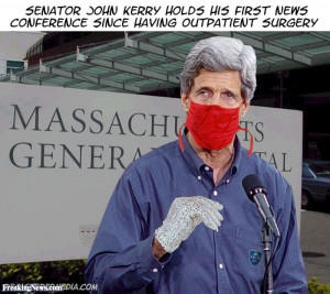 John Kerry with Diamond Glove pictures