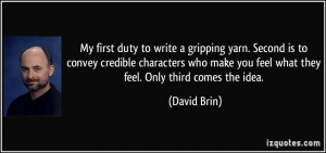 More David Brin Quotes