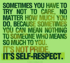 Self Respect and Dignity | self-respect
