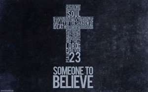 Psalm 23 Cross Scripture Christian HD Wallpaper background for your ...