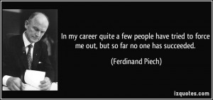 More Ferdinand Piech Quotes