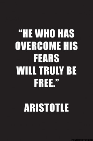 These are the aristotle quote fear Pictures