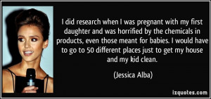 did research when I was pregnant with my first daughter and was ...