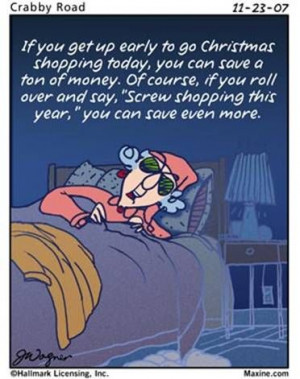 maxine- christmas shopping