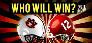 Pick the winner of the Alabama vs Auburn game!!! Whomever guesses the ...