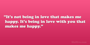 quotes about being happy in love