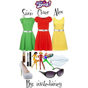 Sam, Alex, and Clover; Totally Spies - Polyvore @ginnyweasly16 @ ...
