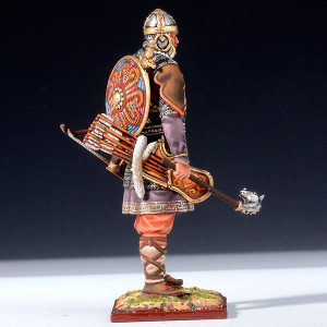 Khan Ogedei Holding Horse-Head Mace