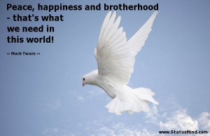 Brotherhood Quotes Bible Happiness and brotherhood