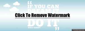 Walt Disney Quote Facebook Cover