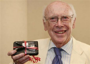Dr. James Watson, co-discoverer of the DNA helix and father of the ...