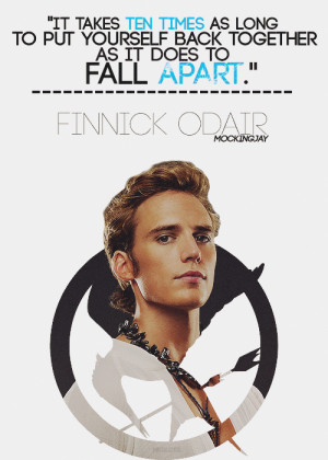 catching fire, finnick odair, mockingjay, quotes, the hunger games