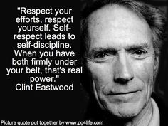 ... self discipline # motivational eastwood quotes celebrities quotes