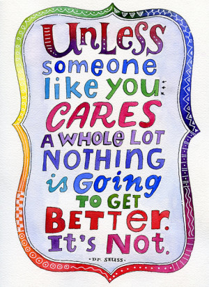 Dr. Seuss Quote – frame over kids desk in office. One of my favorite ...