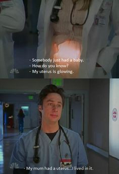 My mom had a uterus. I lived in it.