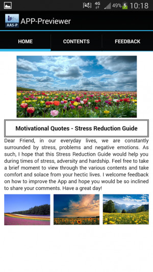 Motivational Quotes for Stress - screenshot