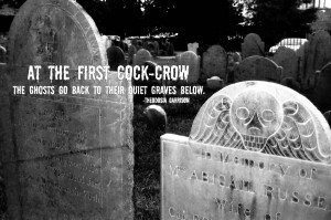 Graveyard Quote Photograph