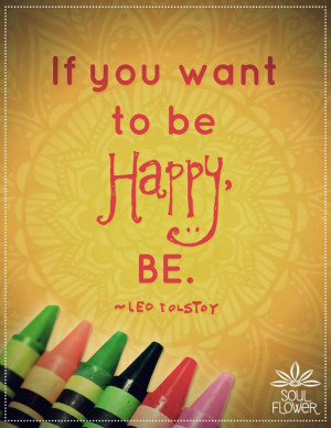 Soul Flower #tolstoy #quote #happy