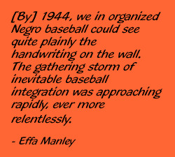 Effa Manley quote: 