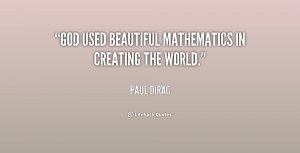 Paul Dirac Quotes