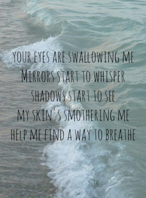 ... quote that I heated from Bring Me The Horizon. I love this song so