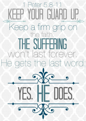 Peter 5:8-11 Printable