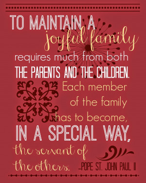 Celebrating the Feast of Pope St. John Paul II in the Home, with a ...