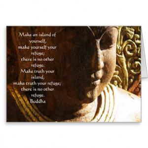 Zen Buddhist Quote, Saying and Words of Wisdom Greeting Card